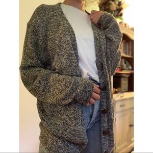 Marbled Button Sweater
